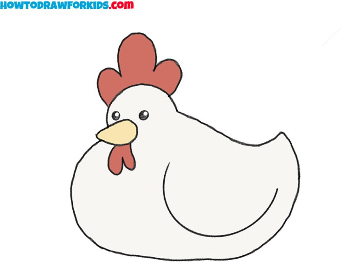 Cara Menggambar Ayam yang Mudah, Panduan Langkah Demi Langkah